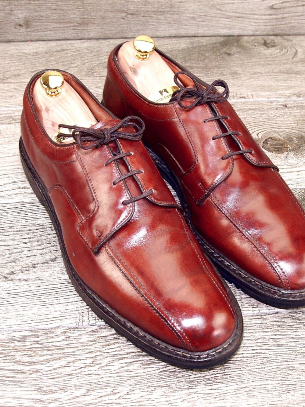 Allen Edmonds MAPLETON Blucher 12 D Chili * add $15 new Cedar Trees